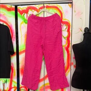 H&M Pink Straight Leg Pants